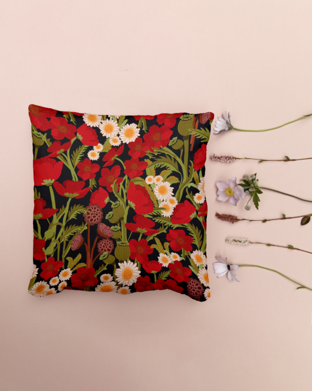 20230821_woodlandPoppies_pillow_cutFlowersOnRight_AdobeStock_281255221 copy1080x1350